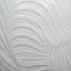 detail of pale celadon porcelain vase featuring finely carved lines by Fujii Shumei