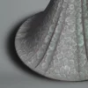 detail of the cracked celadon vase from a large bottle ceramic vase by Minegishi Seiko